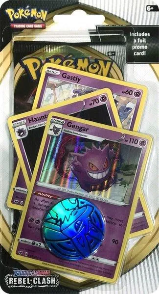 Premium Checklane Blister Clash des Rebelles : Ectoplasma — SWSH02: Rebel Clash — Pokemon