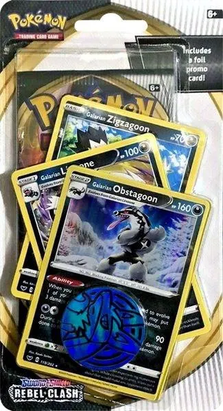 Premium Checklane Blister Clash des Rebelles : Ixon de Galar — SWSH02: Rebel Clash — Pokemon