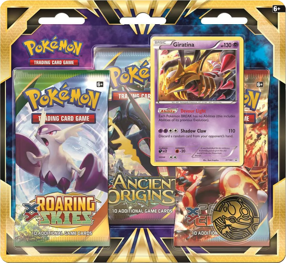XY 3 Pack Blister [Giratina] — Miscellaneous Cards & Products — Pokemon