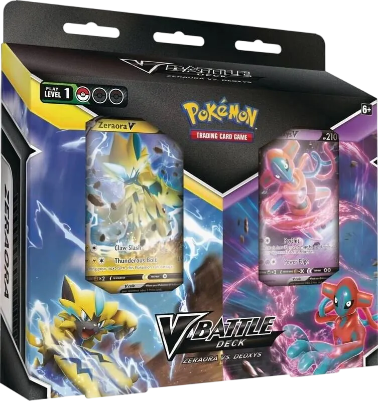 V Battle Deck Bundle [Deoxys V / Zeraora V] — Miscellaneous Cards & Products — Pokemon