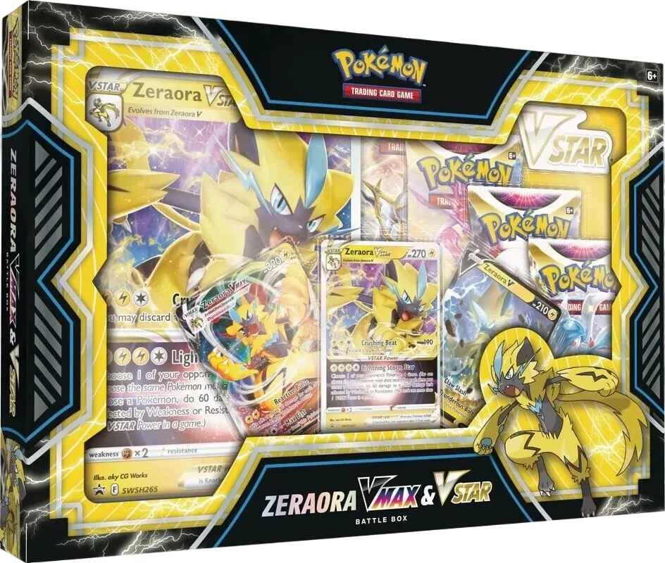 Zeraora VMAX & VSTAR Battle Box — Miscellaneous Cards & Products — Pokemon