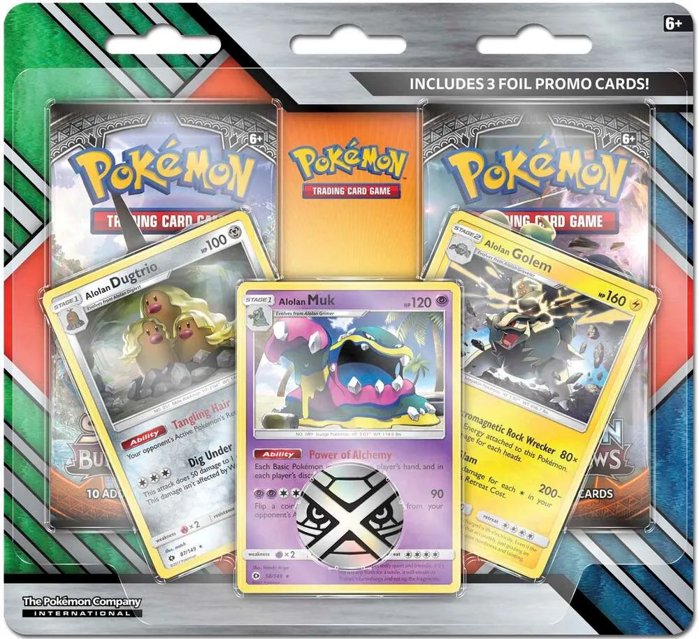 Duopack amélioré : Triopikeur d'Alola, Grotadmorv d'Alola et Grolem d'Alola — Miscellaneous Cards & Products — Pokemon