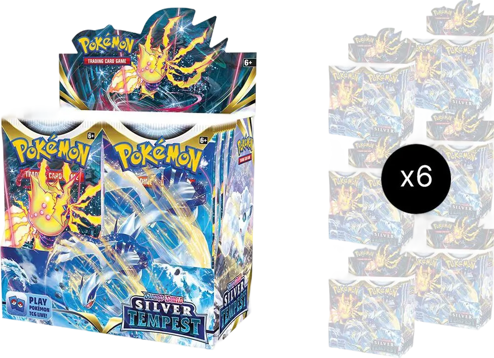 Silver Tempest Booster Box Case — SWSH12: Silver Tempest — Pokemon