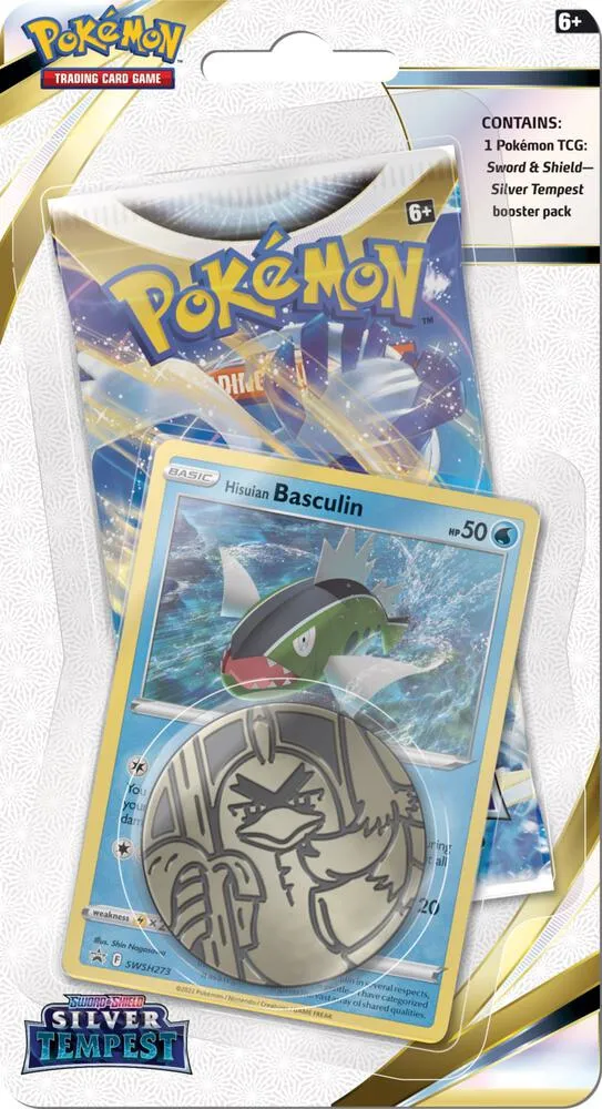 Silver Tempest Single Pack Blister [Basculin] — SWSH12: Silver Tempest — Pokemon