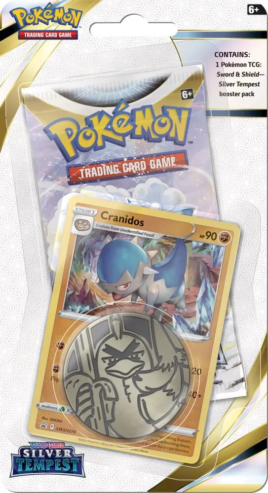 Silver Tempest Single Pack Blister [Cranidos] — SWSH12: Silver Tempest — Pokemon