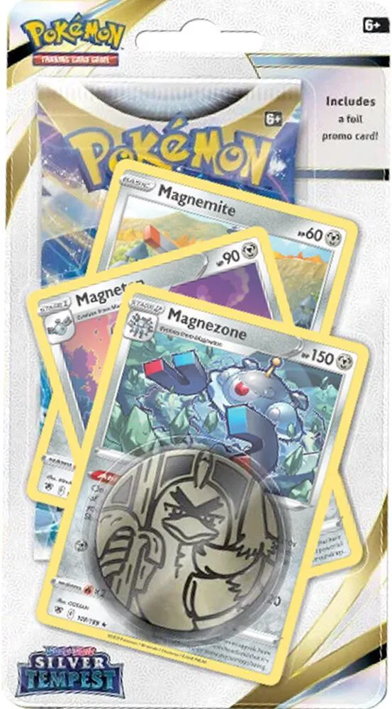 Silver Tempest Premium Checklane Blister [Magnezone] — SWSH12: Silver Tempest — Pokemon