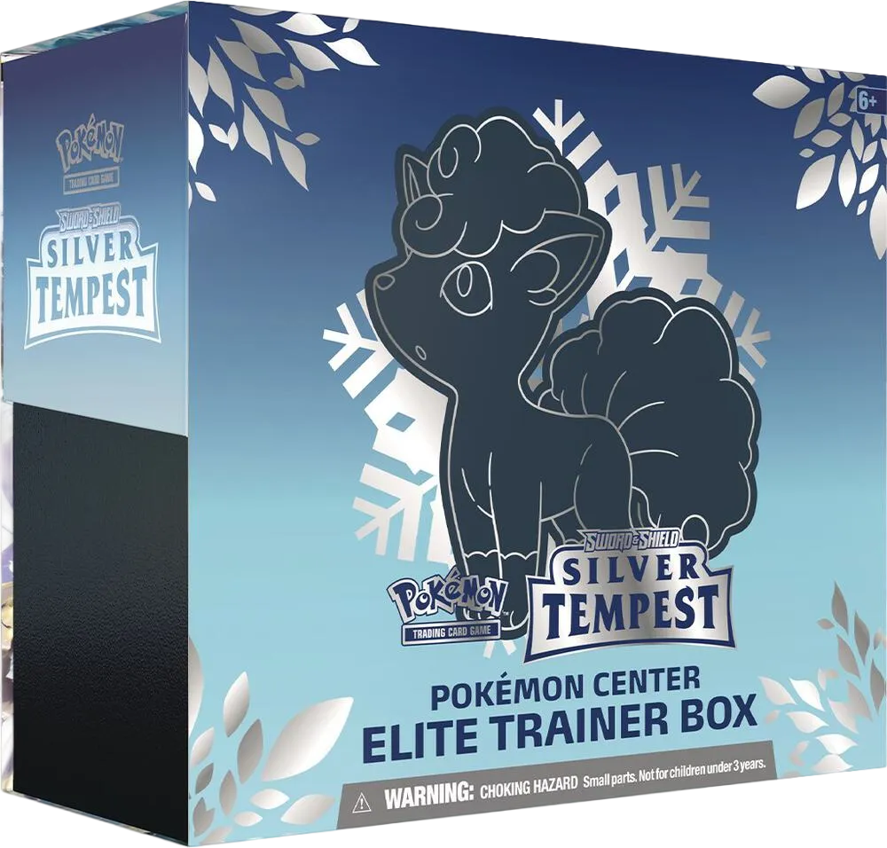 Silver Tempest Pokemon Center Elite Trainer Box (Exclusive) — SWSH12: Silver Tempest — Pokemon