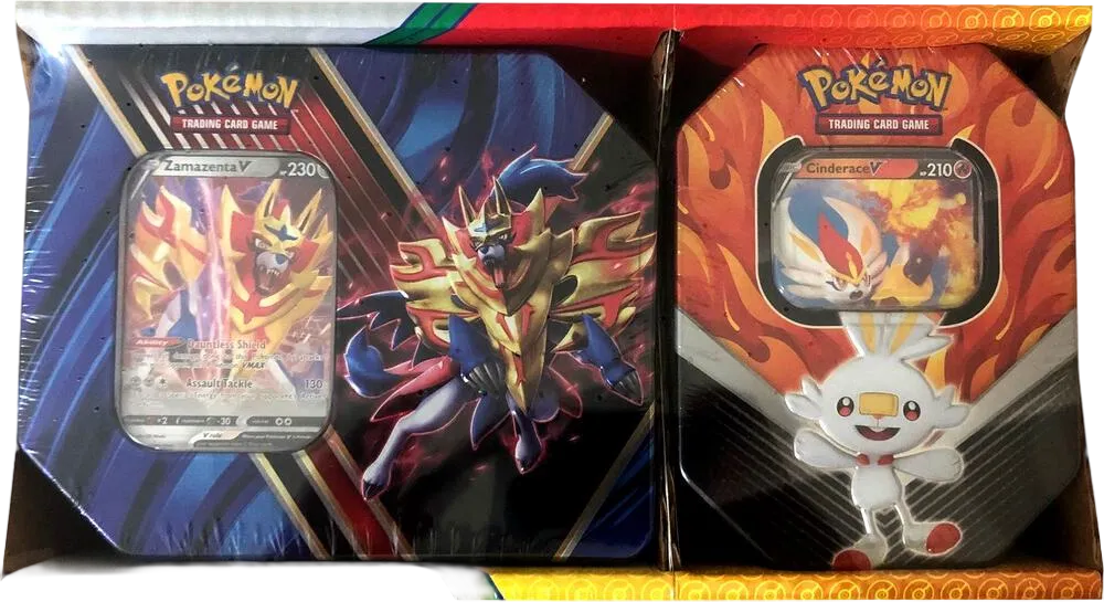 Lot de 2 Pokébox Legends of Galar + Galar Partners : Zamazenta-V / Pyrobut-V (Exclusivité distributeurs) — SWSH01: Sword & Shield Base Set — Pokemon