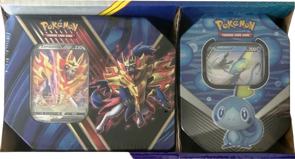Lot de 2 Pokébox Legends of Galar + Galar Partners : Zamazenta-V / Lézargus-V (Exclusivité distributeurs) — SWSH01: Sword & Shield Base Set — Pokemon