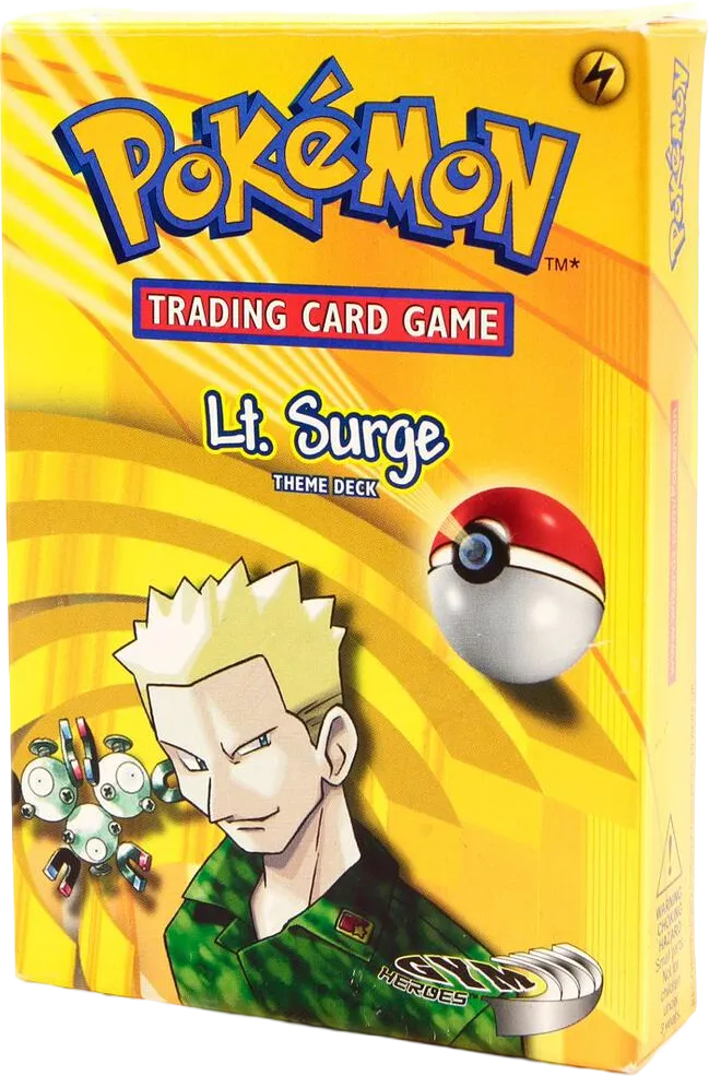 Gym Heroes : Deck à thème Lt. Surge — Gym Heroes — Pokemon