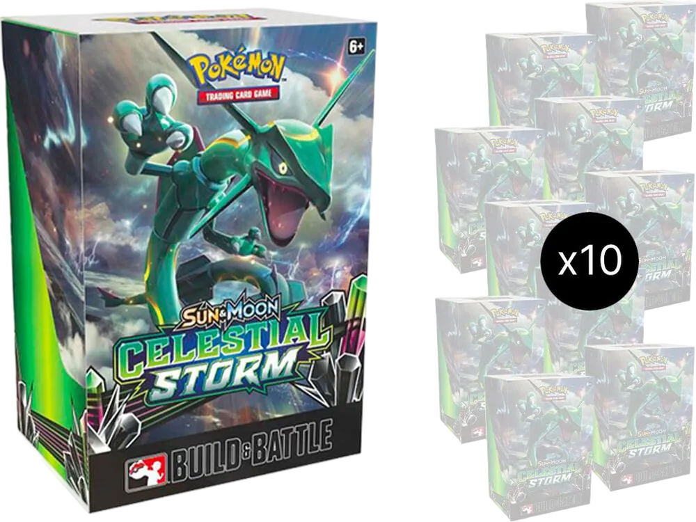 Display de Boîtiers Stratégies et Combats Tempête Céleste — SM - Celestial Storm — Pokemon