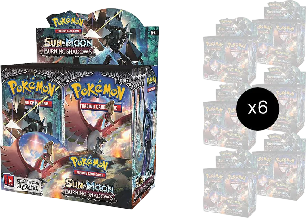 Burning Shadows Booster Box Case — SM - Burning Shadows — Pokemon