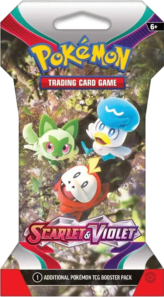 Scarlet & Violet Sleeved Booster Pack — SV01: Scarlet & Violet Base Set — Pokemon