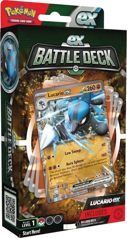 Deck de combat Lucario-ex — Miscellaneous Cards & Products — Pokemon