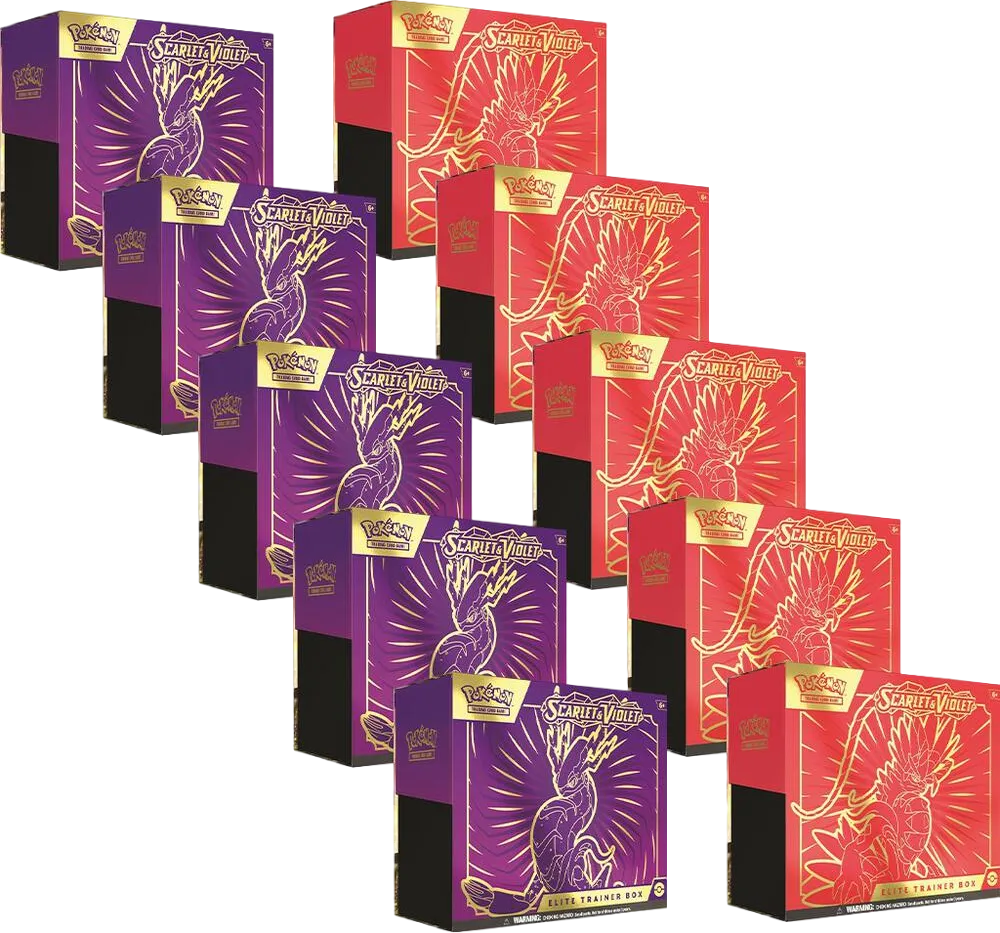Scarlet & Violet Elite Trainer Box Case — SV01: Scarlet & Violet Base Set — Pokemon