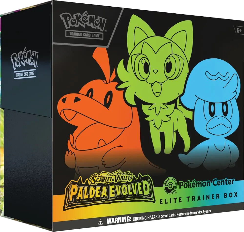 Paldea Evolved Pokemon Center Elite Trainer Box (Exclusive) — SV02: Paldea Evolved — Pokemon