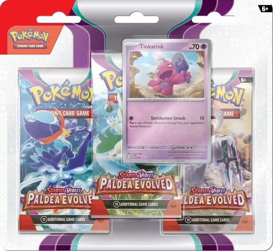 Tripack Évolutions à Paldea : Forgerette — SV02: Paldea Evolved — Pokemon