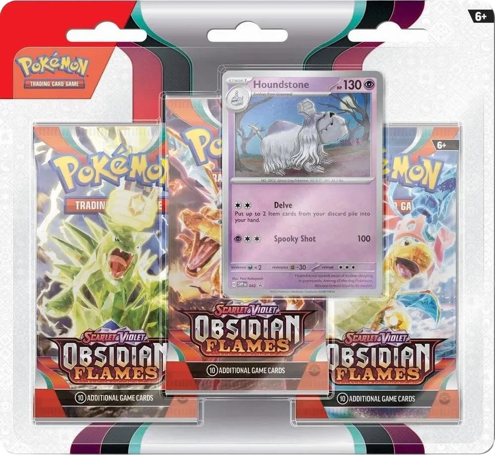 Tripack Flammes Obsidiennes : Tomberro — SV03: Obsidian Flames — Pokemon