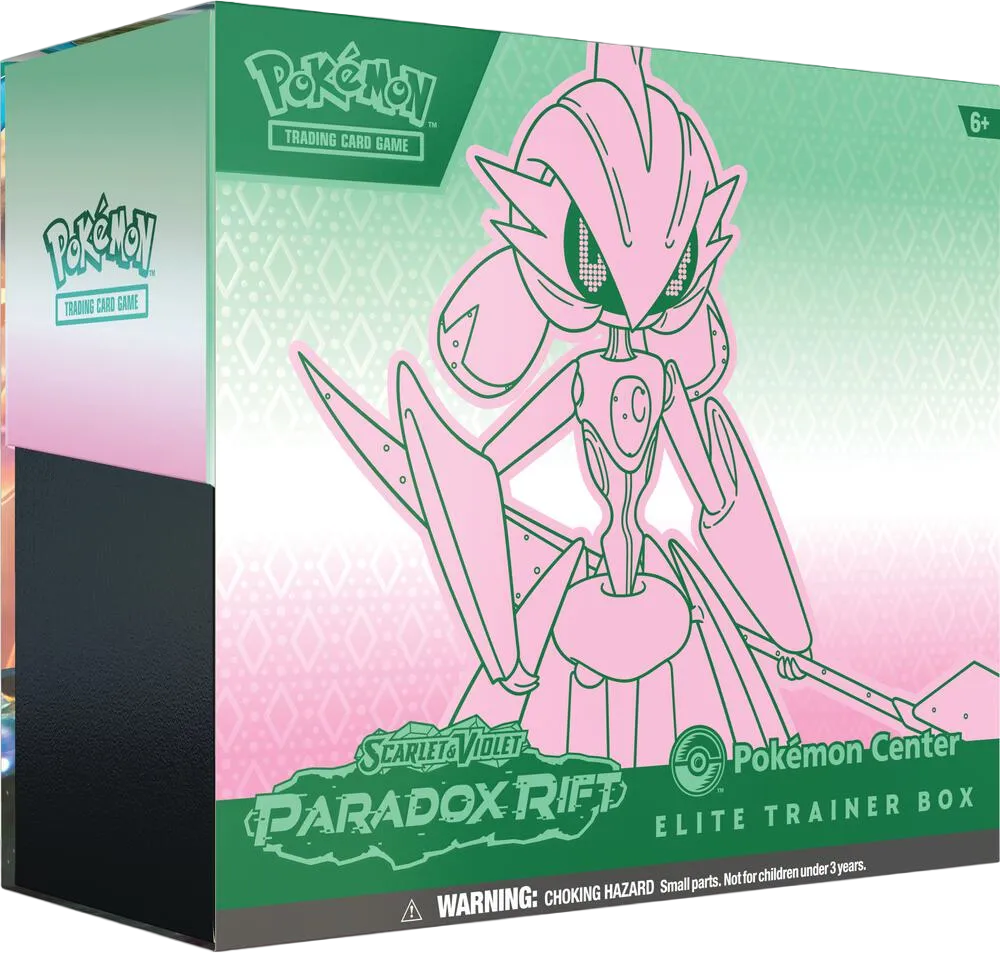 Paradox Rift Pokemon Center Elite Trainer Box (Exclusive) [Iron Valiant] — SV04: Paradox Rift — Pokemon