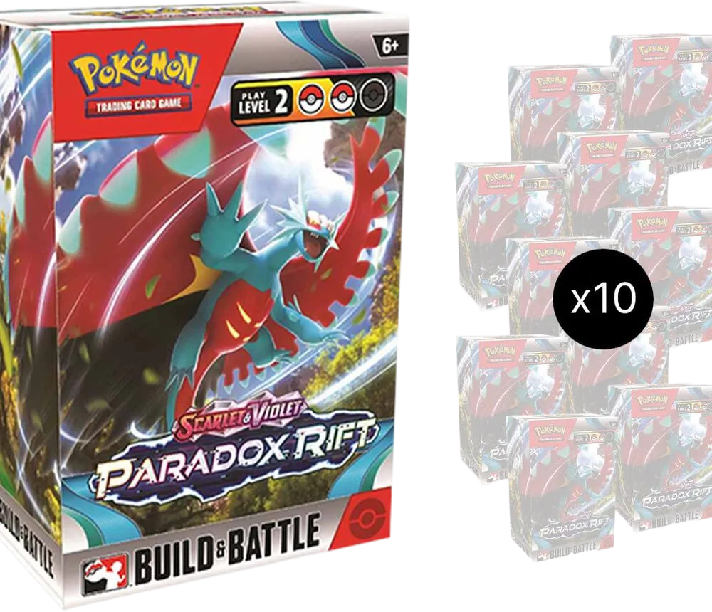 Paradox Rift Build & Battle Box Display — SV04: Paradox Rift — Pokemon