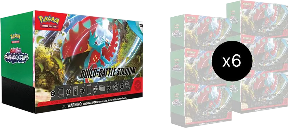 Paradox Rift Build & Battle Stadium Case — SV04: Paradox Rift — Pokemon