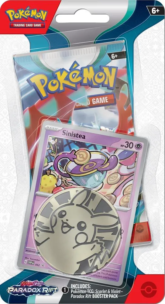 Paradox Rift Single Pack Blister [Sinistea] — SV04: Paradox Rift — Pokemon