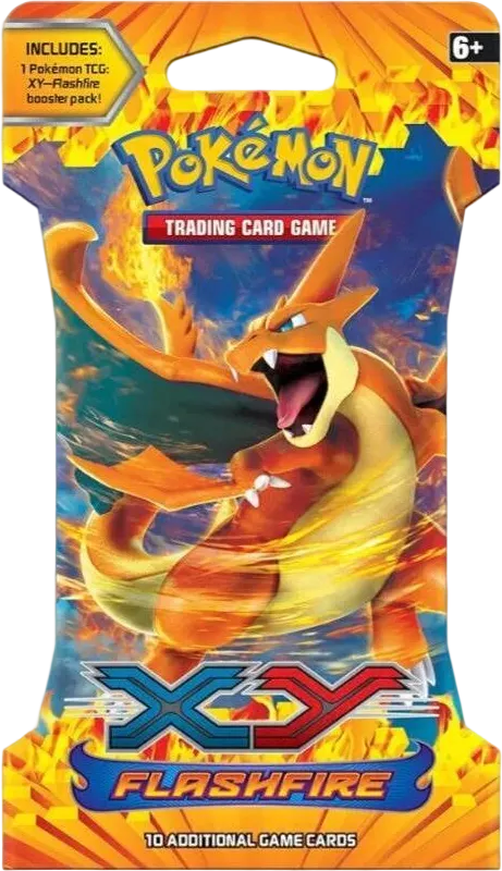 Sleeved Booster Étincelles — XY - Flashfire — Pokemon