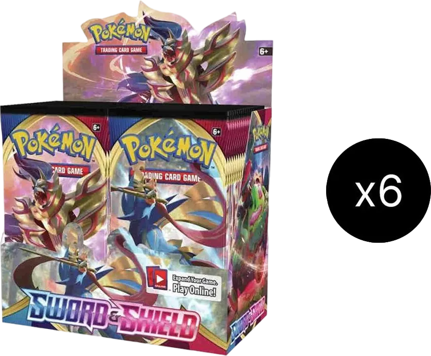 Sword & Shield Booster Box Case — SWSH01: Sword & Shield Base Set — Pokemon