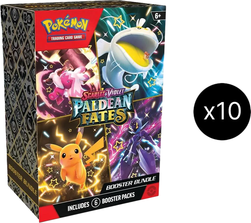 Paldean Fates Booster Bundle Display — SV: Paldean Fates — Pokémon