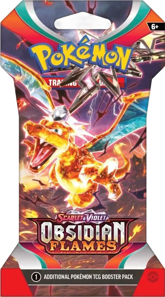 Sleeved Booster Flammes Obsidiennes — SV03: Obsidian Flames — Pokemon