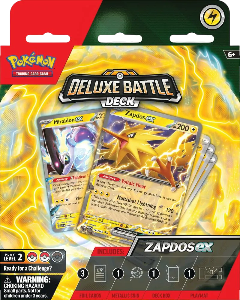 Deck de combat Deluxe Électhor-ex — Miscellaneous Cards & Products — Pokemon