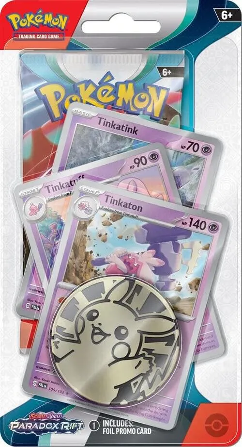 Paradox Rift Premium Checklane Blister [Tinkaton] — SV04: Paradox Rift — Pokemon