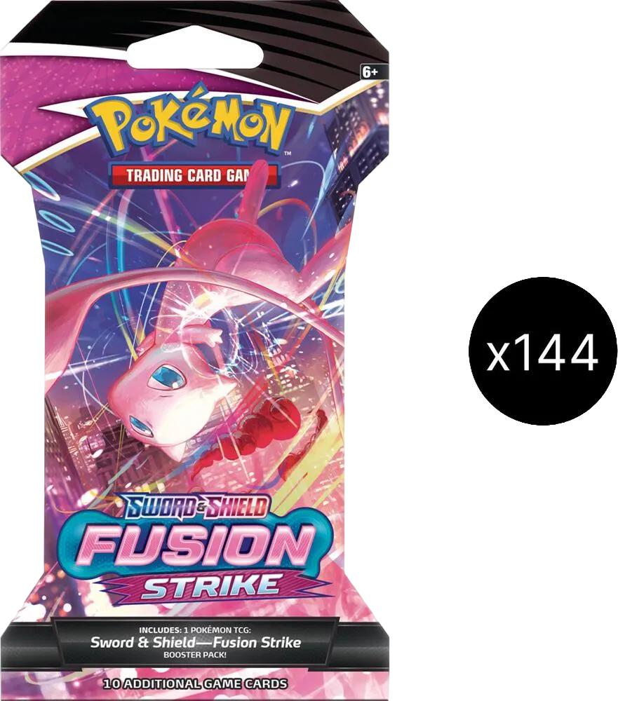 Fusion Strike Sleeved Booster Case — SWSH08: Fusion Strike — Pokemon