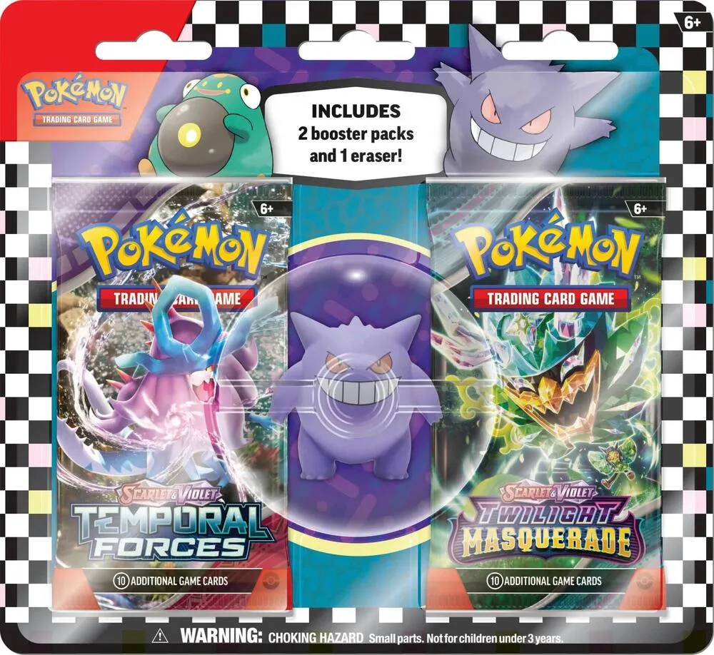 Blister gomme Rentrée 2024 : Ectoplasma — Miscellaneous Cards & Products — Pokemon