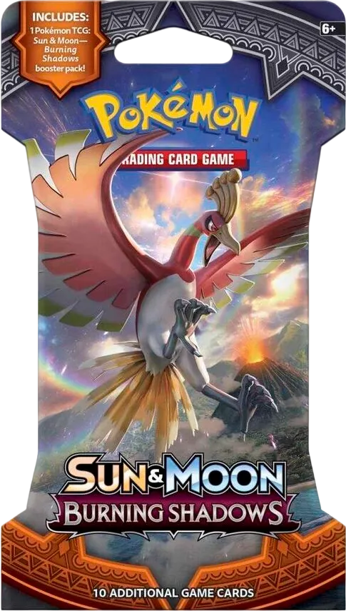 Burning Shadows Sleeved Booster Pack — SM - Burning Shadows — Pokemon