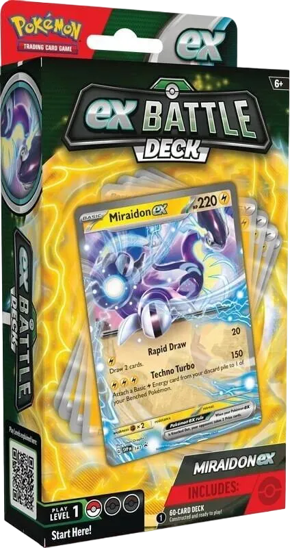 Deck de combat Miraidon-ex — Miscellaneous Cards & Products — Pokemon