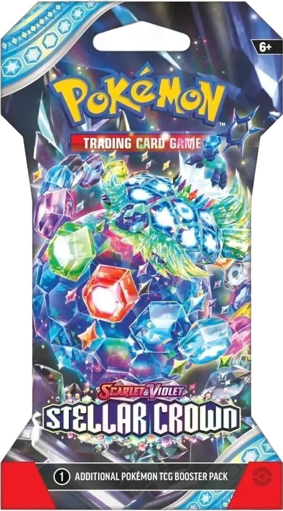 Sleeved Booster Couronne Stellaire — SV07: Stellar Crown — Pokemon