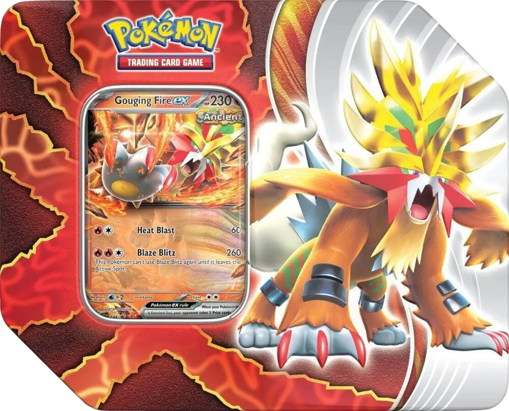 Pokébox Paradox Destinies : Feu-Perçant-ex — Miscellaneous Cards & Products — Pokemon