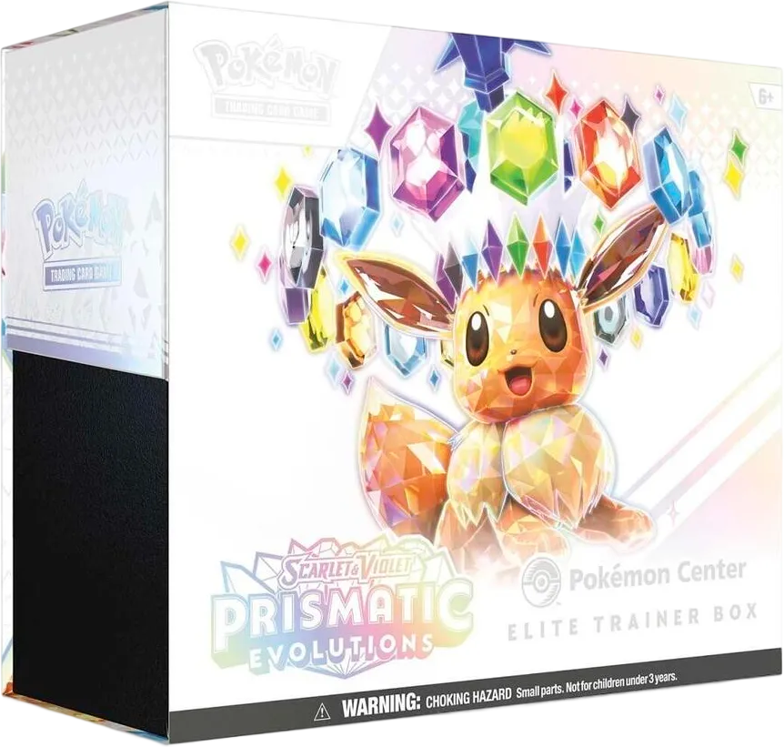 Prismatic Evolutions Pokemon Center Elite Trainer Box (Exclusive) — SV: Prismatic Evolutions — Pokémon