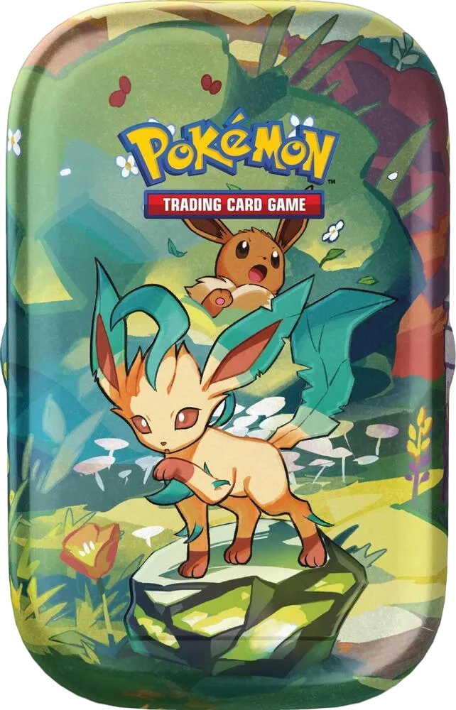 Prismatic Evolutions Mini Tin [Leafeon] — SV: Prismatic Evolutions — Pokémon