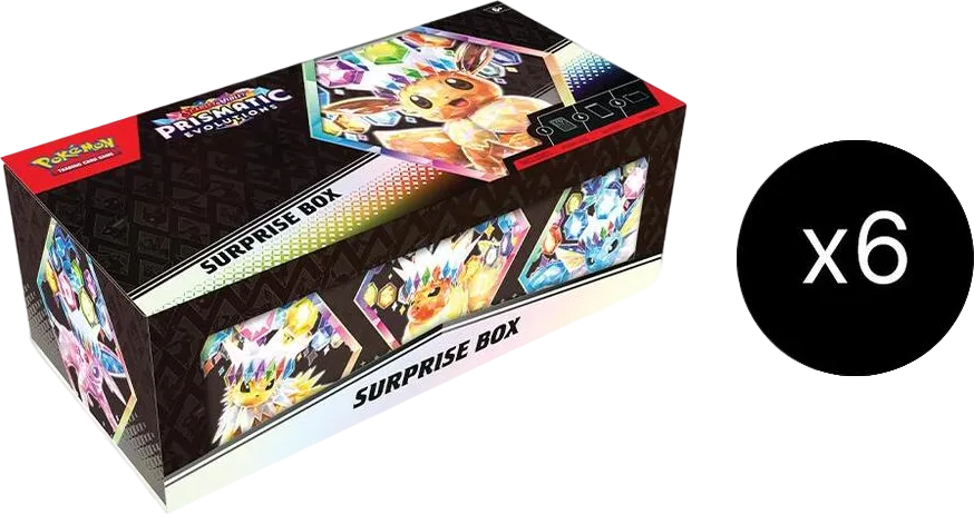 Prismatic Evolutions Surprise Box Case — SV: Prismatic Evolutions — Pokemon