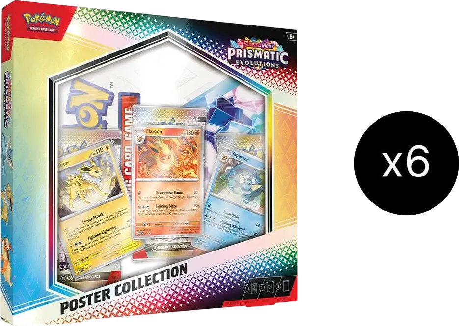 Prismatic Evolutions Poster Collection Case — SV: Prismatic Evolutions — Pokemon