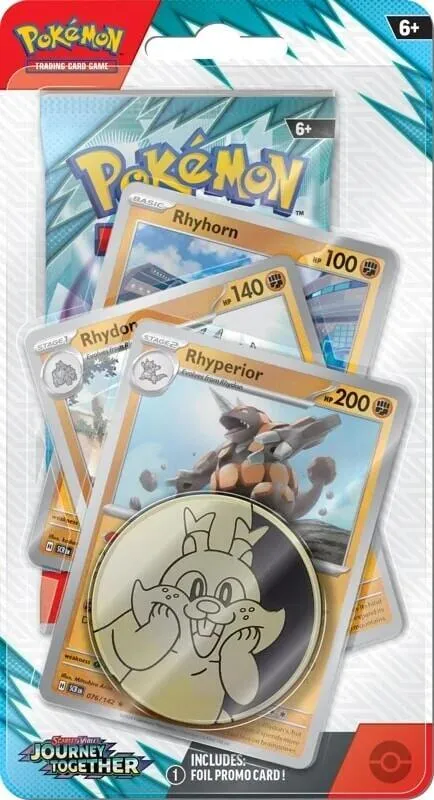 Journey Together Premium Checklane Blister [Rhyperior] — SV09: Journey Together — Pokemon