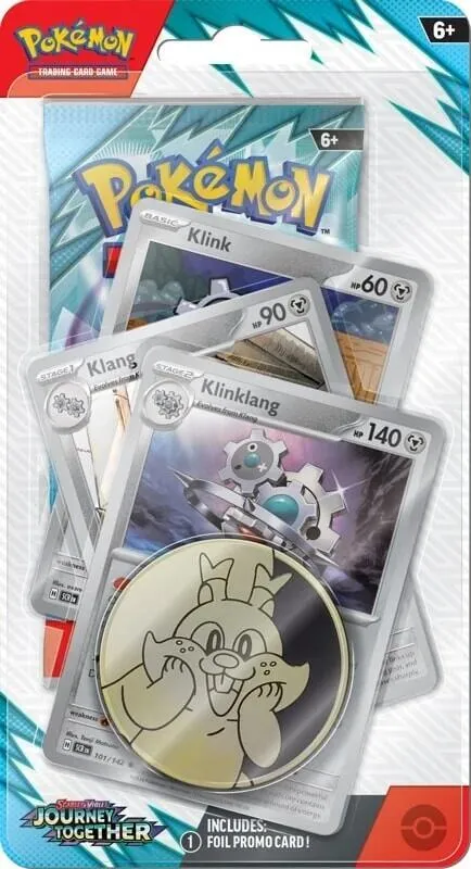 Journey Together Premium Checklane Blister [Klinklang] — SV09: Journey Together — Pokemon