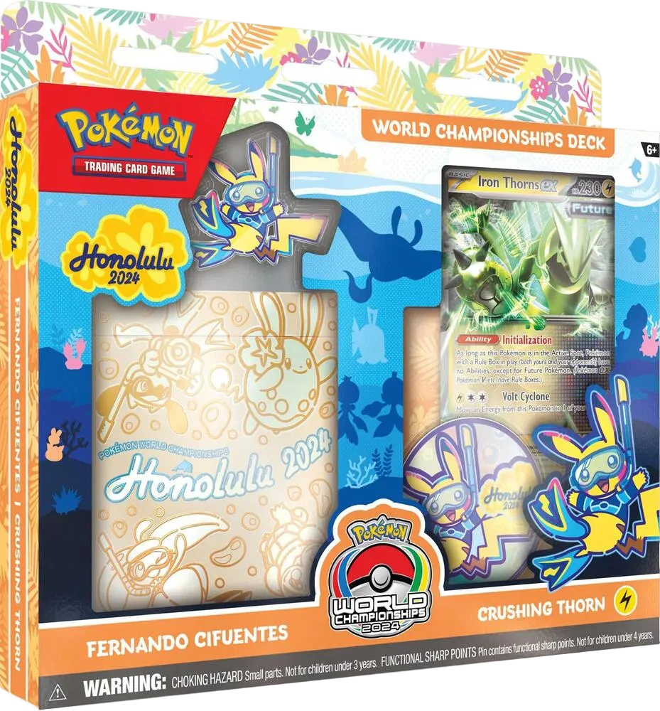 Deck des Championnats du Monde 2024 : Fernando Cifuentes (Crushing Thorn) — World Championship Decks — Pokemon