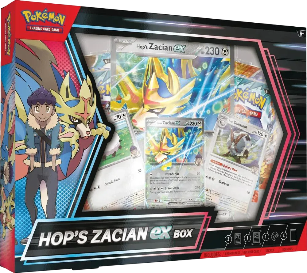 Hop's Zacian ex Box — Miscellaneous Cards & Products — Pokemon