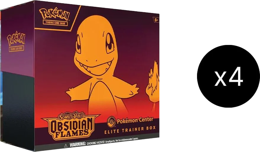 Case d'ETB Pokémon Center Flammes Obsidiennes from SV03: Obsidian Flames - Pokemon