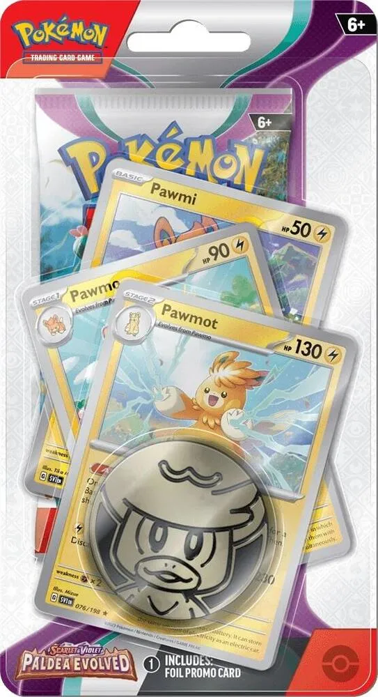 Premium Checklane Blister Évolutions à Paldea : Pohmarmotte — SV02: Paldea Evolved — Pokemon