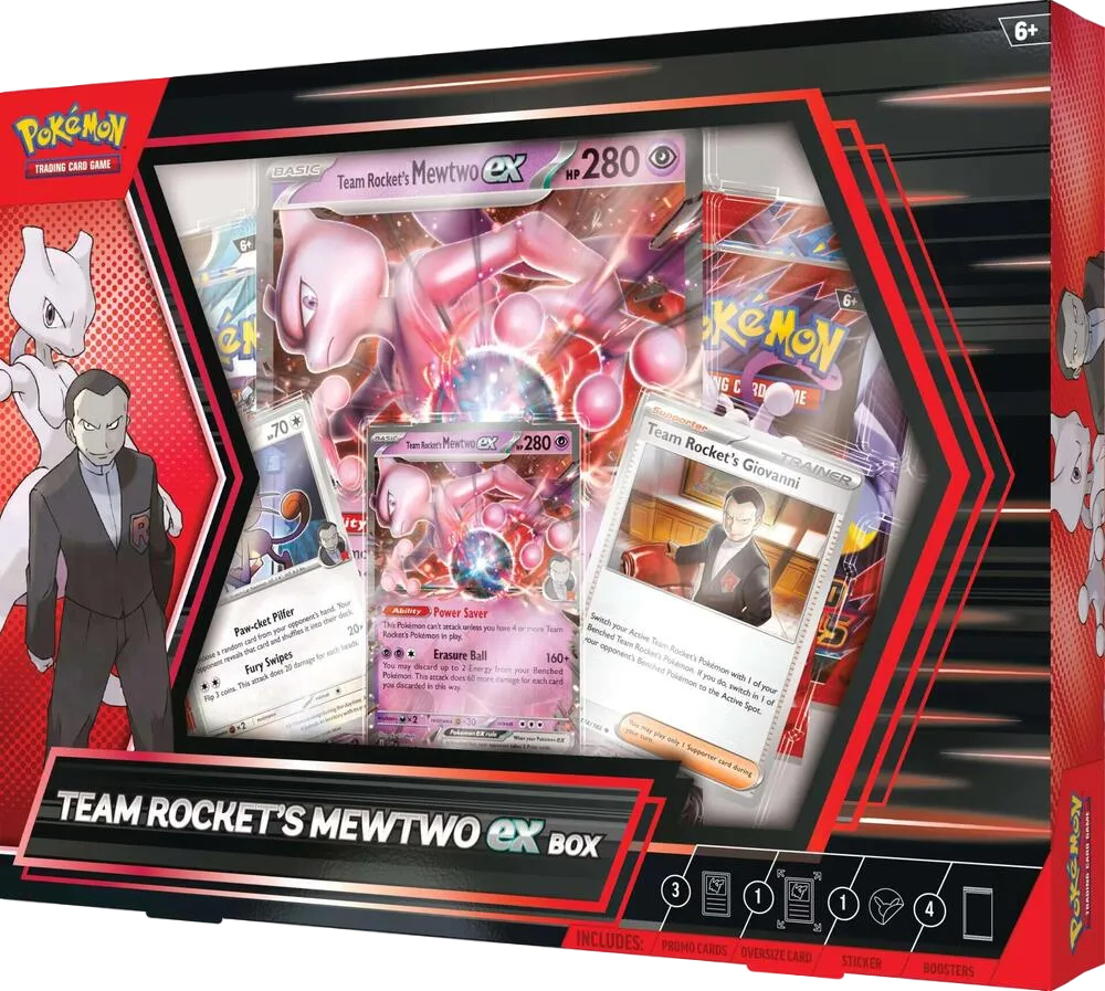 Coffret Mewtwo de la Team Rocket ex — Miscellaneous Cards & Products — Pokemon