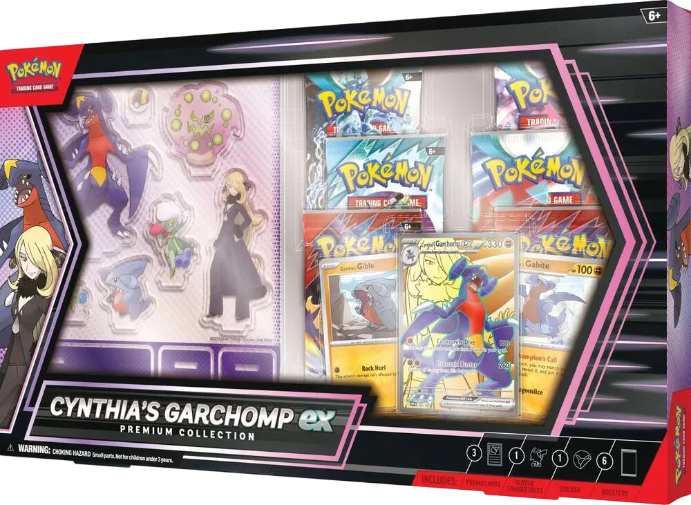 Collection Premium Carchacrok-ex de Cynthia — Miscellaneous Cards & Products — Pokemon